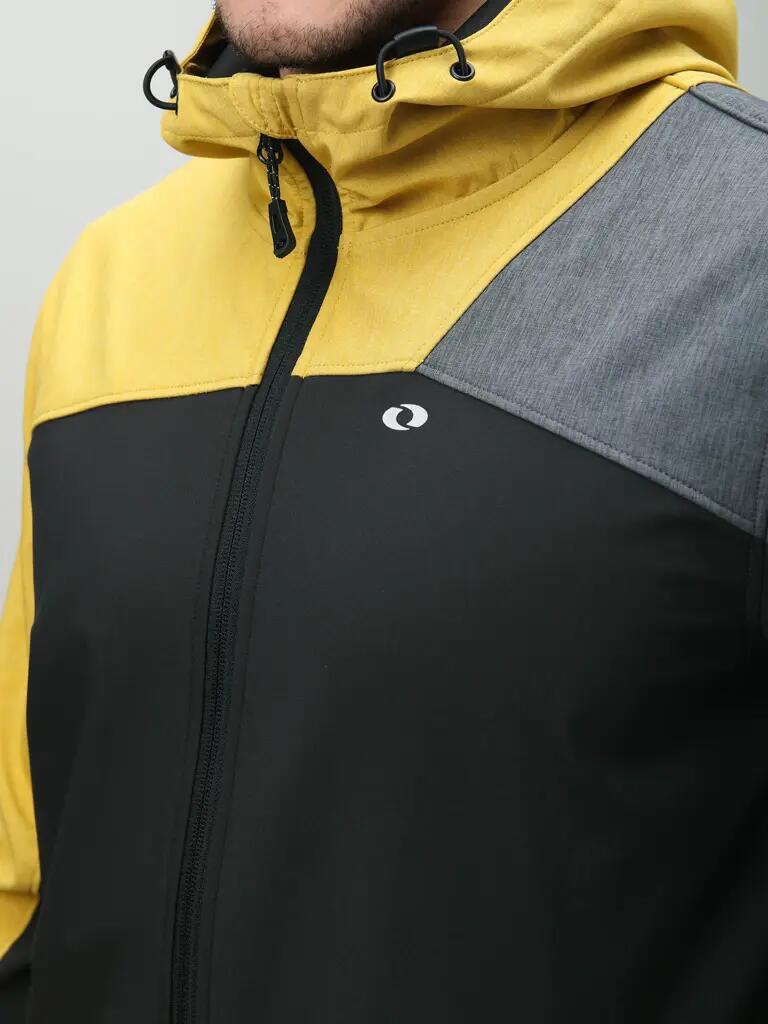 Męska kurtka softshell Loap Lamel czarna 2xl 7/9