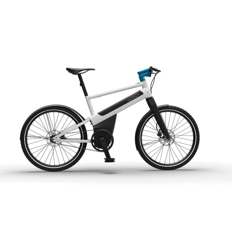 Vélo électrique urbain 100% automatique - Blanc Nacré