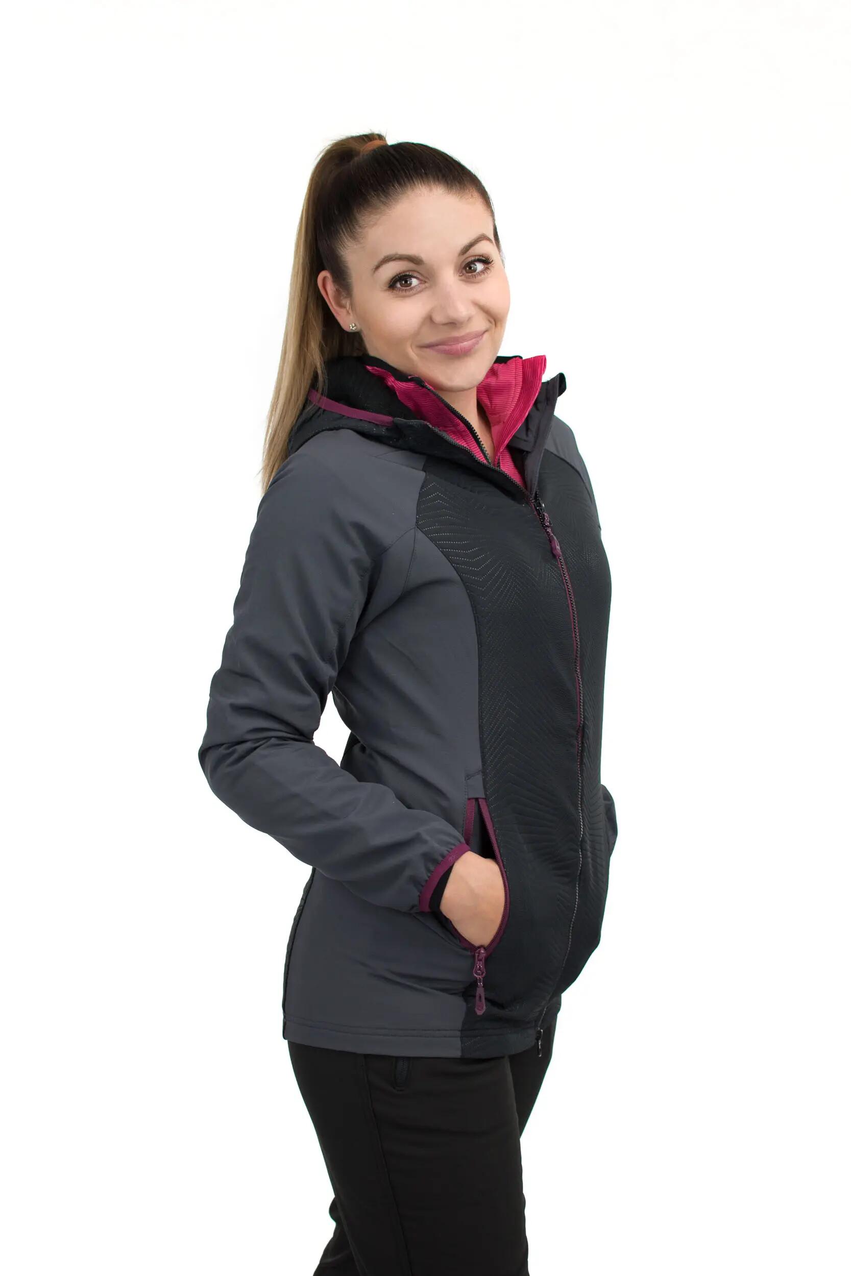 Casaco Softshell Feminino Loap Uriella Cinzento 3/9