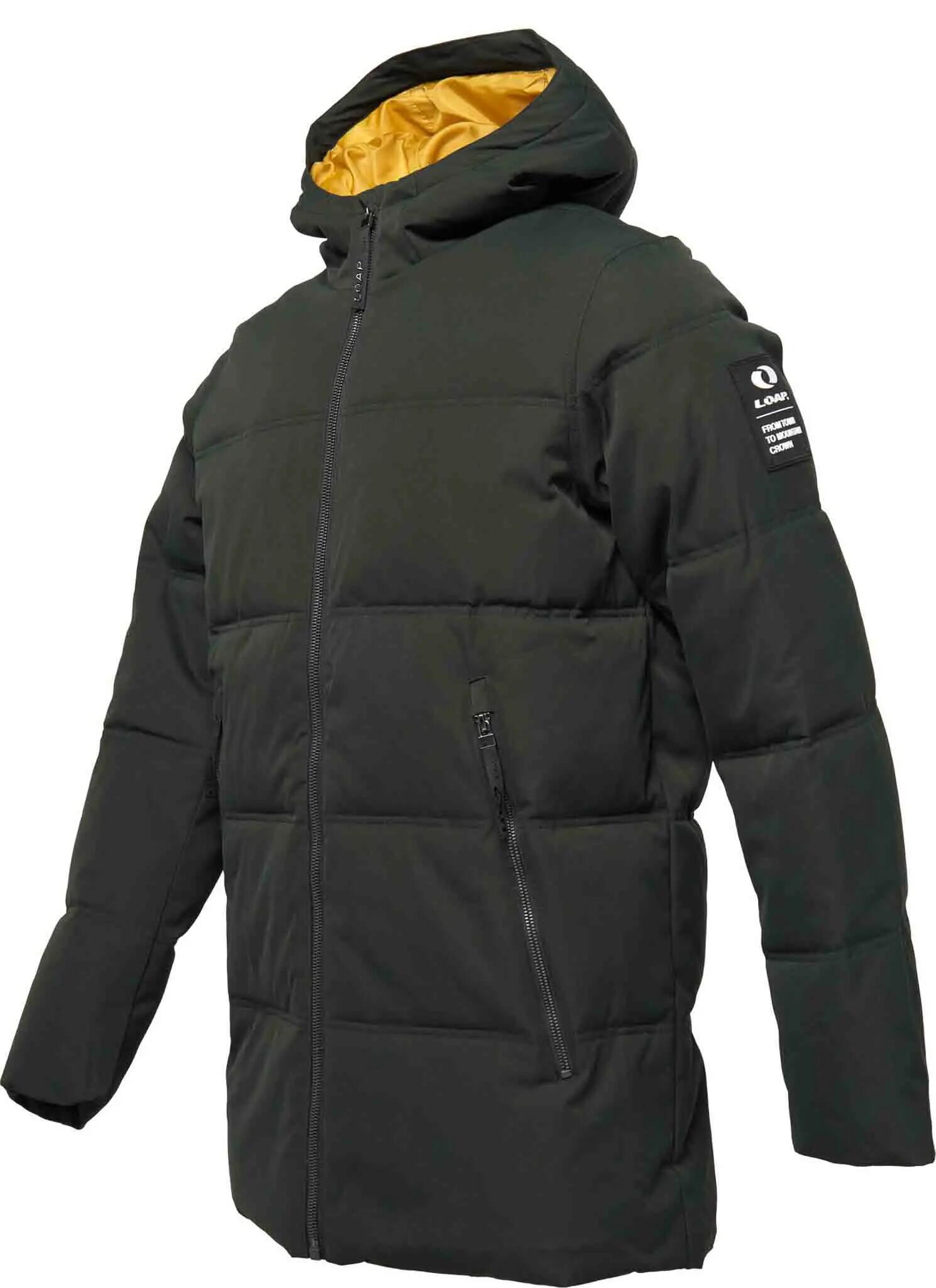 Pánský kabát Loap Nodal Green 2/6