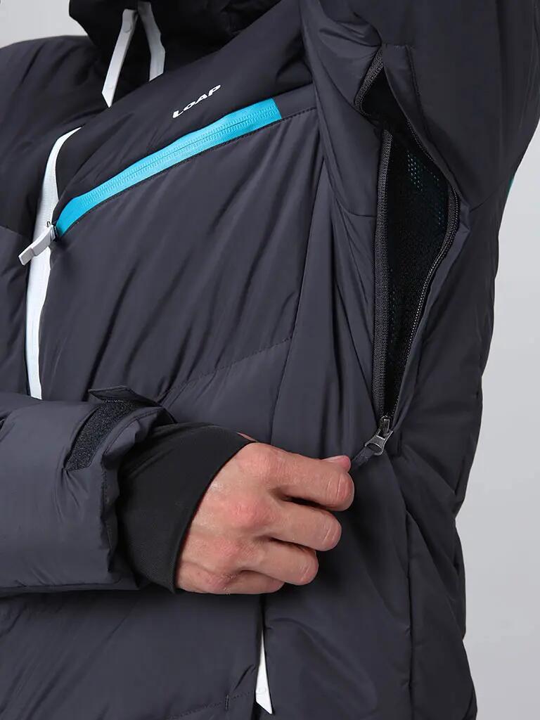 Pánská lyžařská bunda Loap Oridior tmavě šedá 2xl 15/15