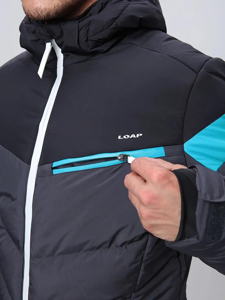 Pánská lyžařská bunda Loap Oridior tmavě šedá 2xl 11/15