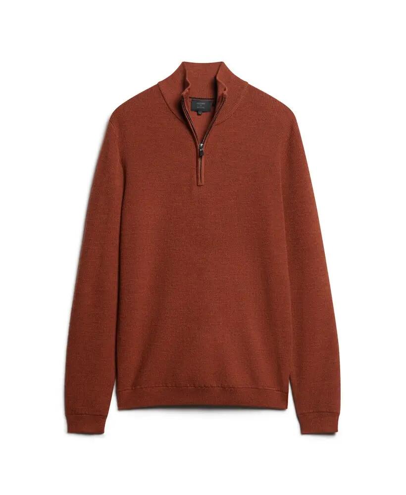 Trui van merinoswol met halve rits Superdry 6/6