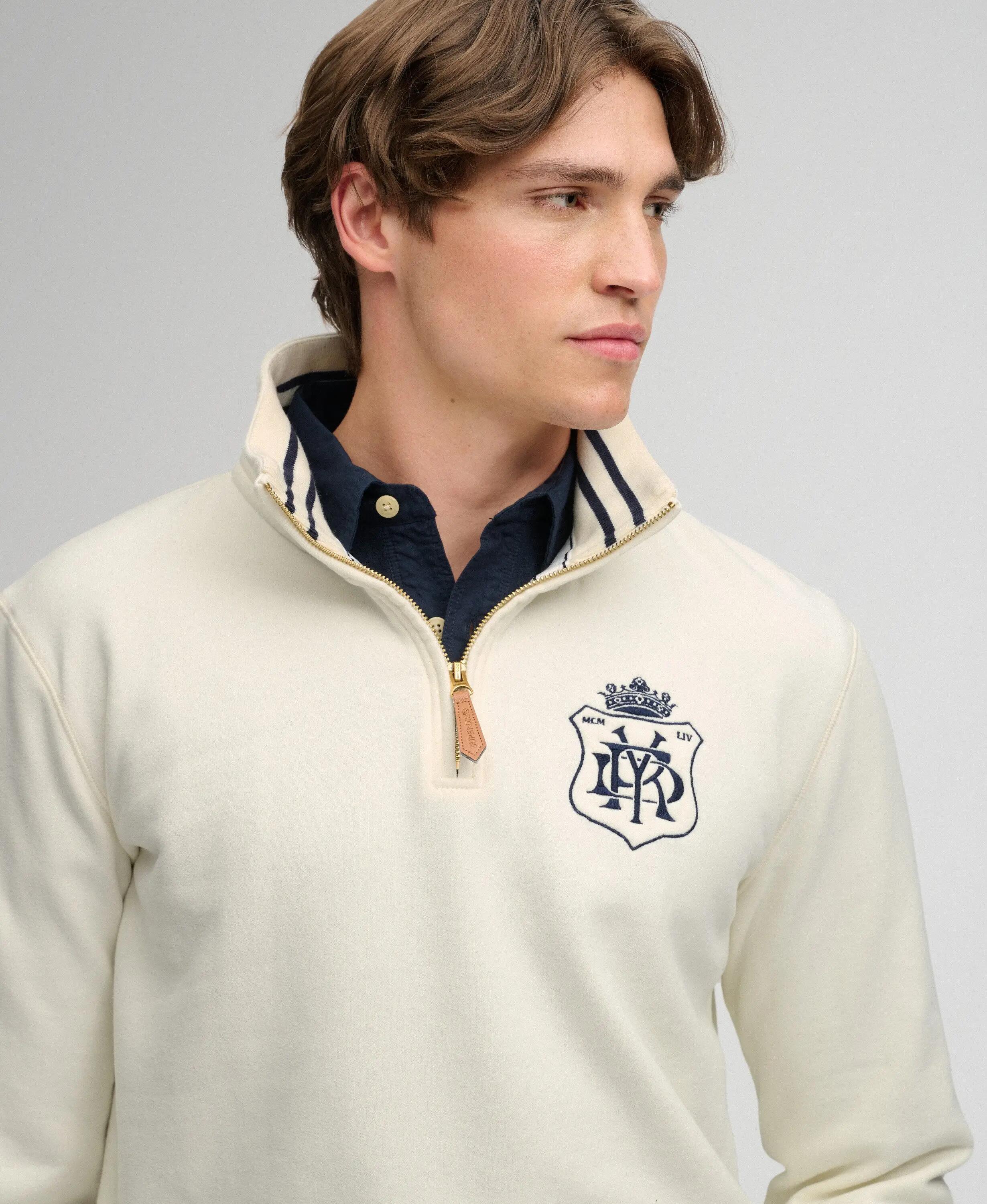 Felpa con mezza zip Superdry Gothic 4/7
