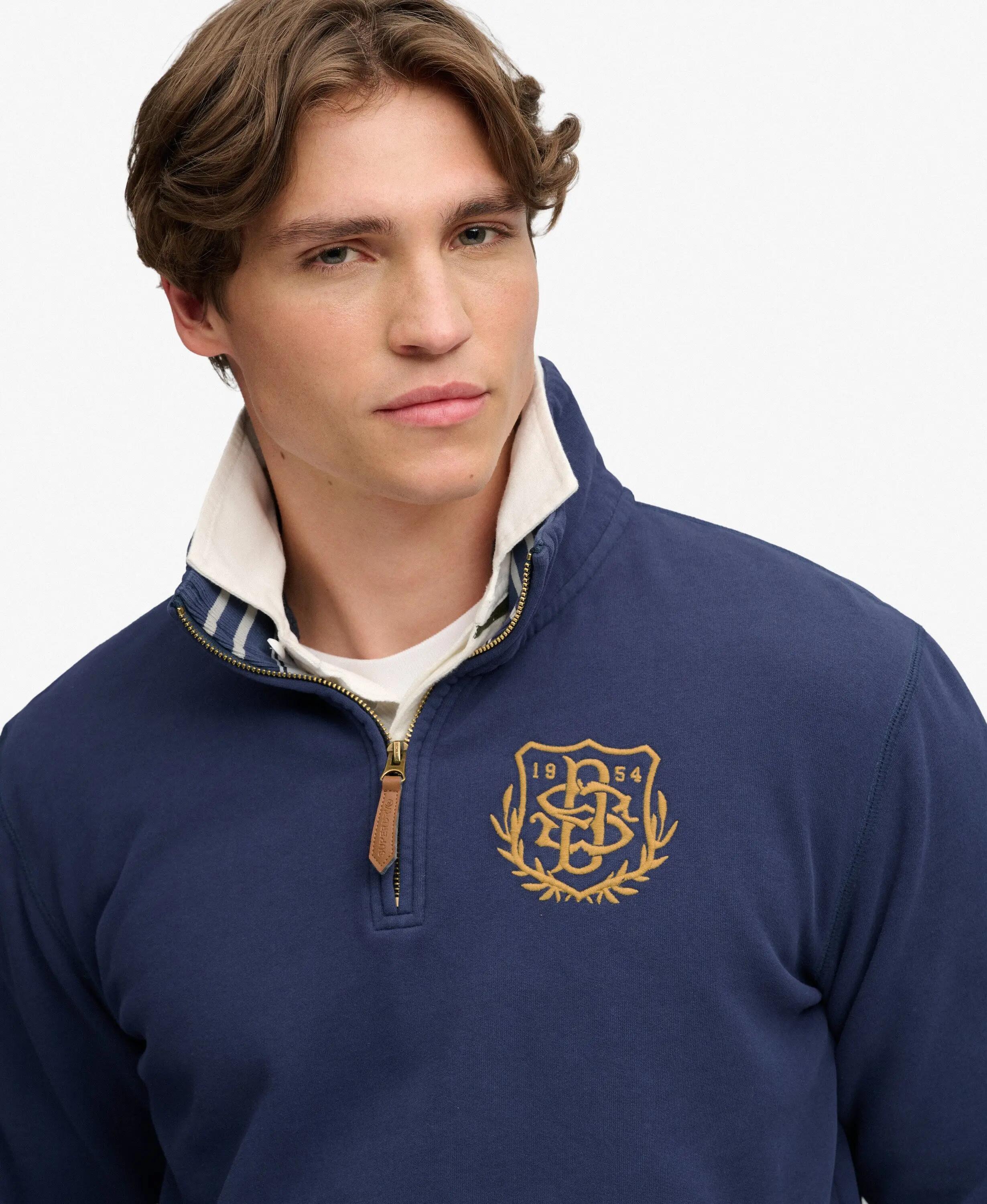 Felpa con mezza zip Superdry Gothic 4/7