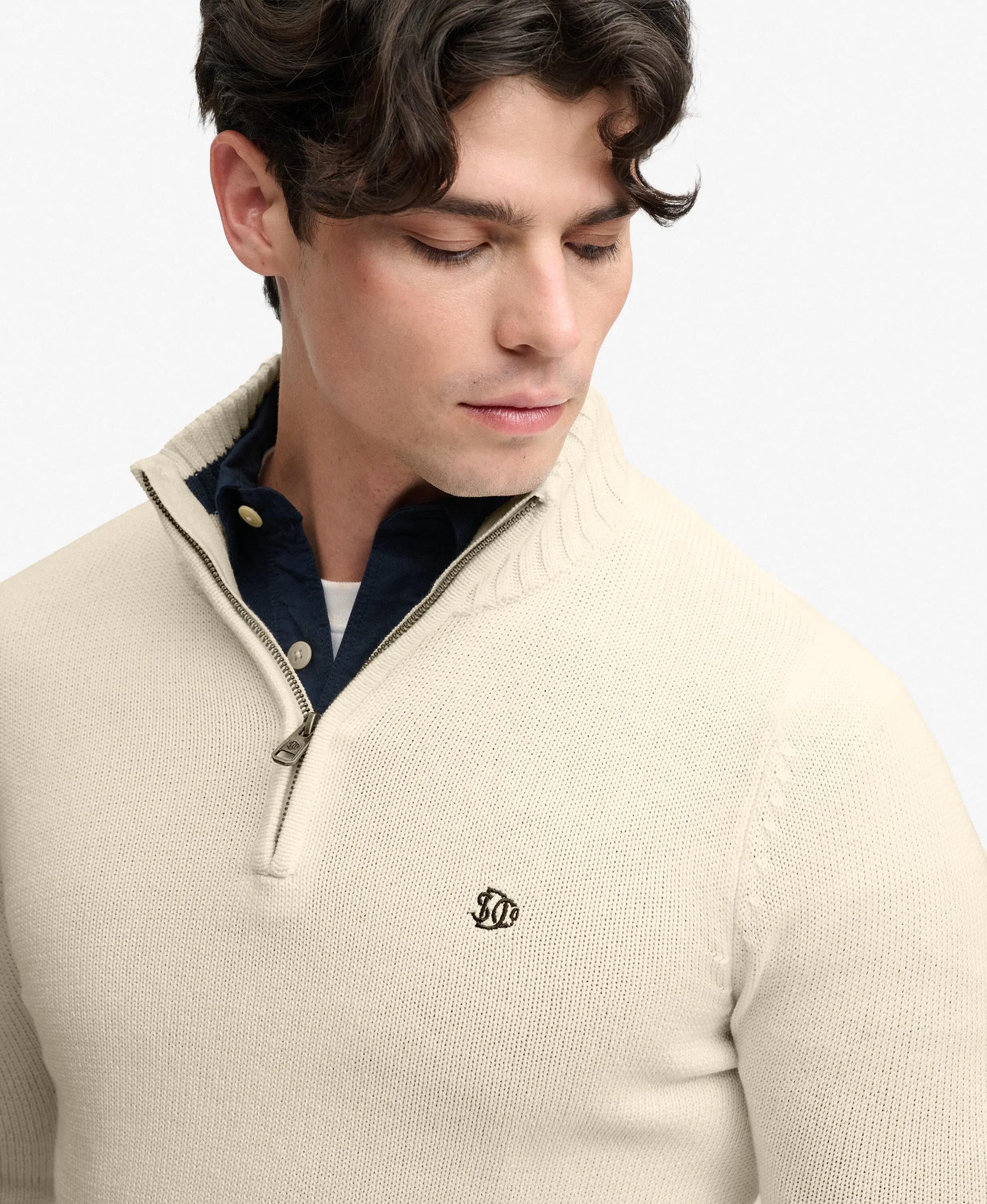 Sweater de algodão com meio zíper Superdry 4/7