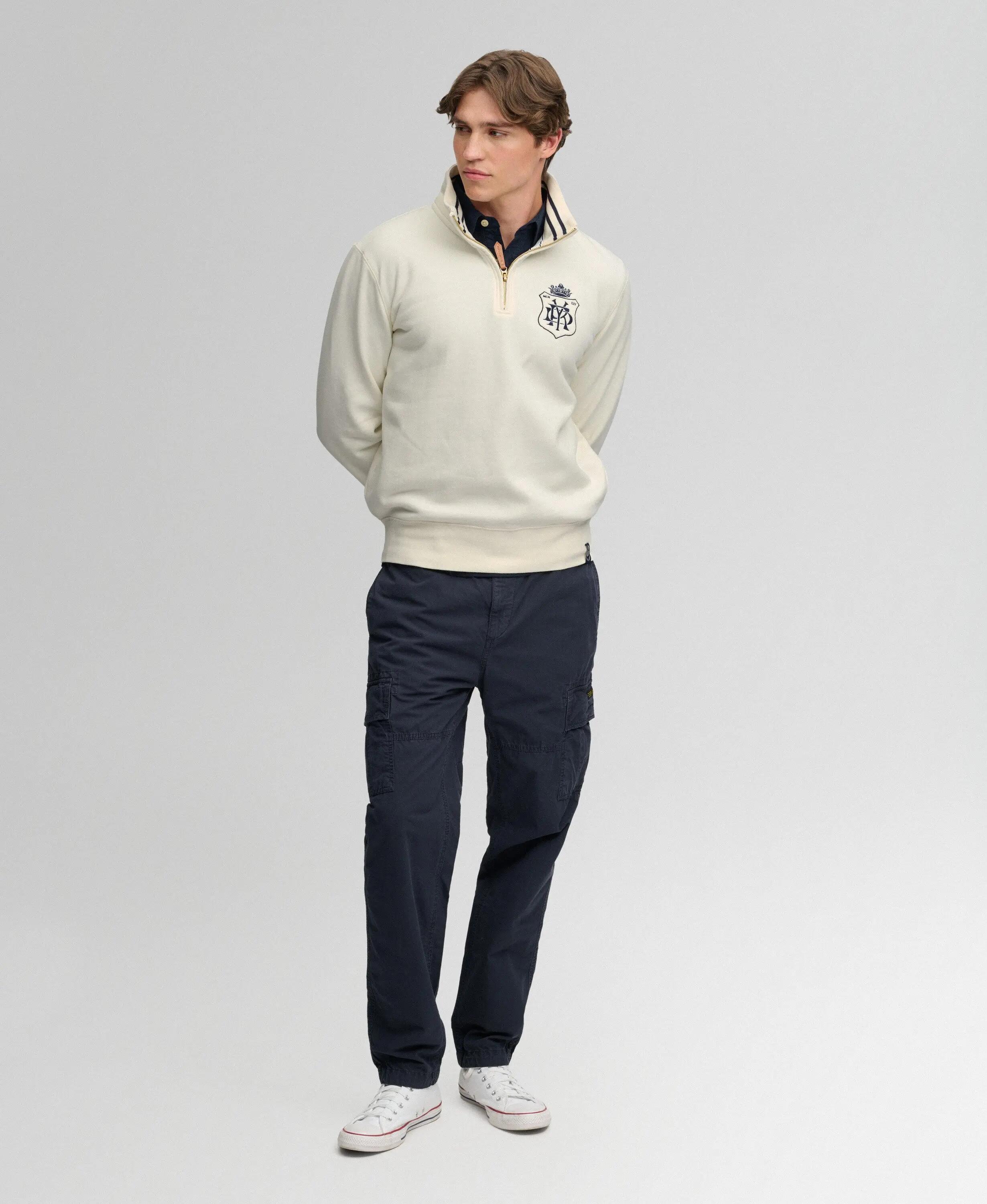 Felpa con mezza zip Superdry Gothic 3/7