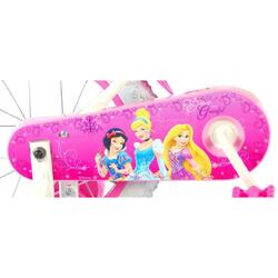 princess 14 inch 23,5 cm meisjes terugtraprem wit/roze