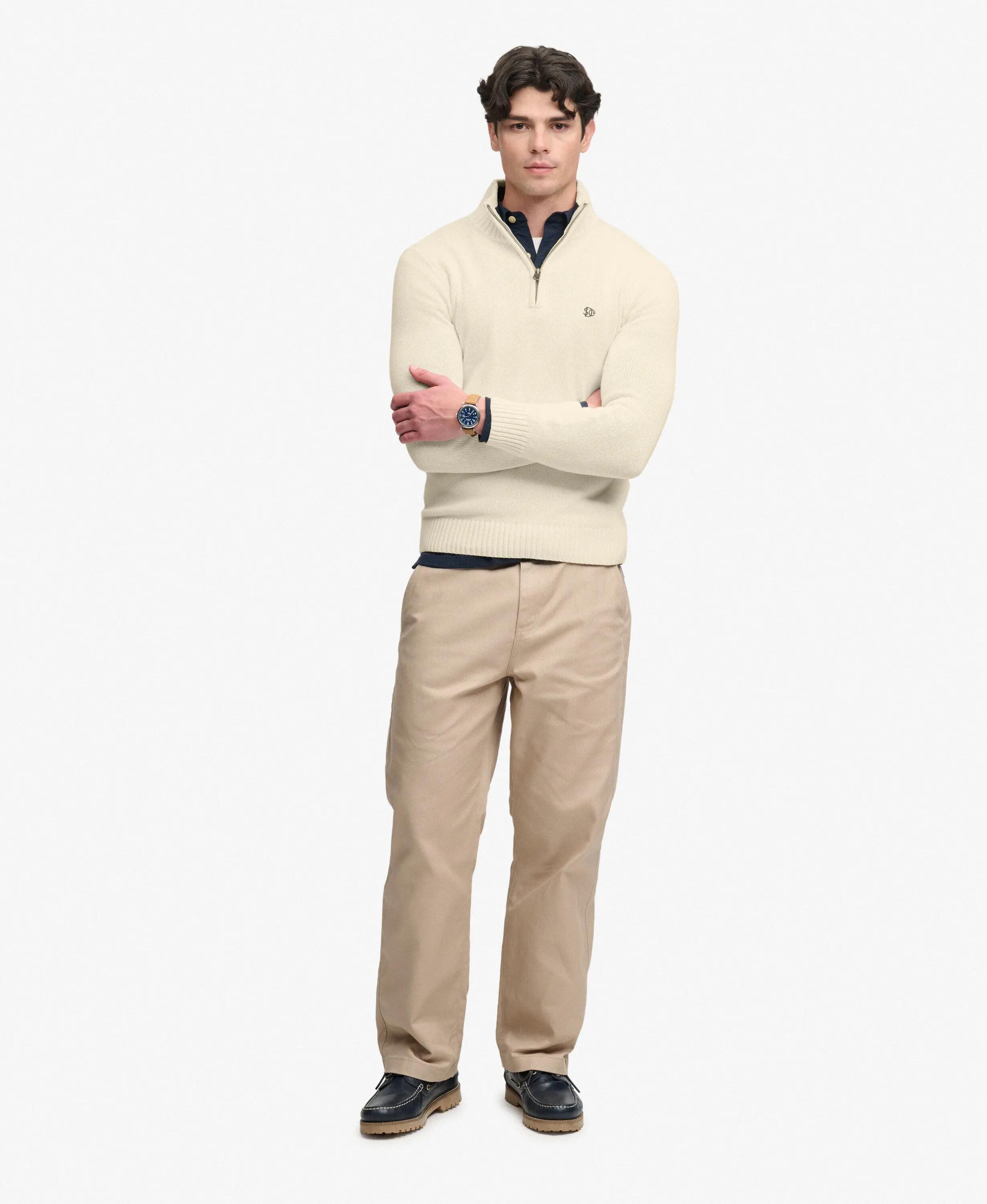 Sweater de algodão com meio zíper Superdry 3/7