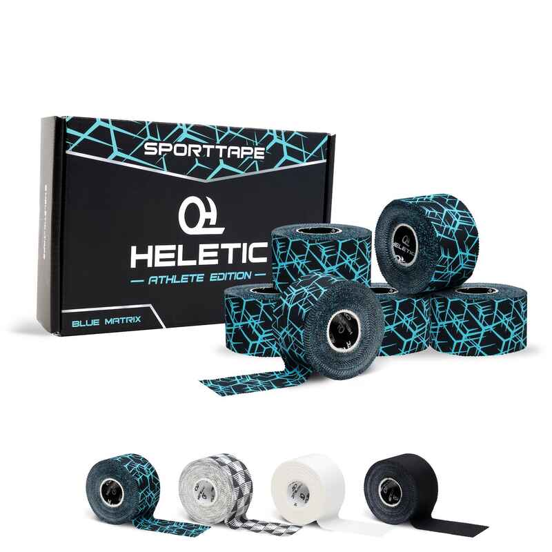Sporttape ATHLETE EDITION - 3,8cm x 10m blue matrix (6 Rollen)