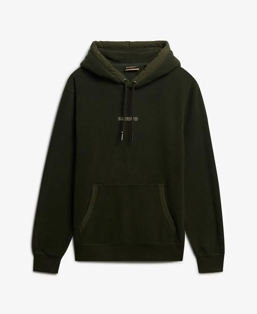 Felpa con cappuccio in micropile logo Superdry 7/7