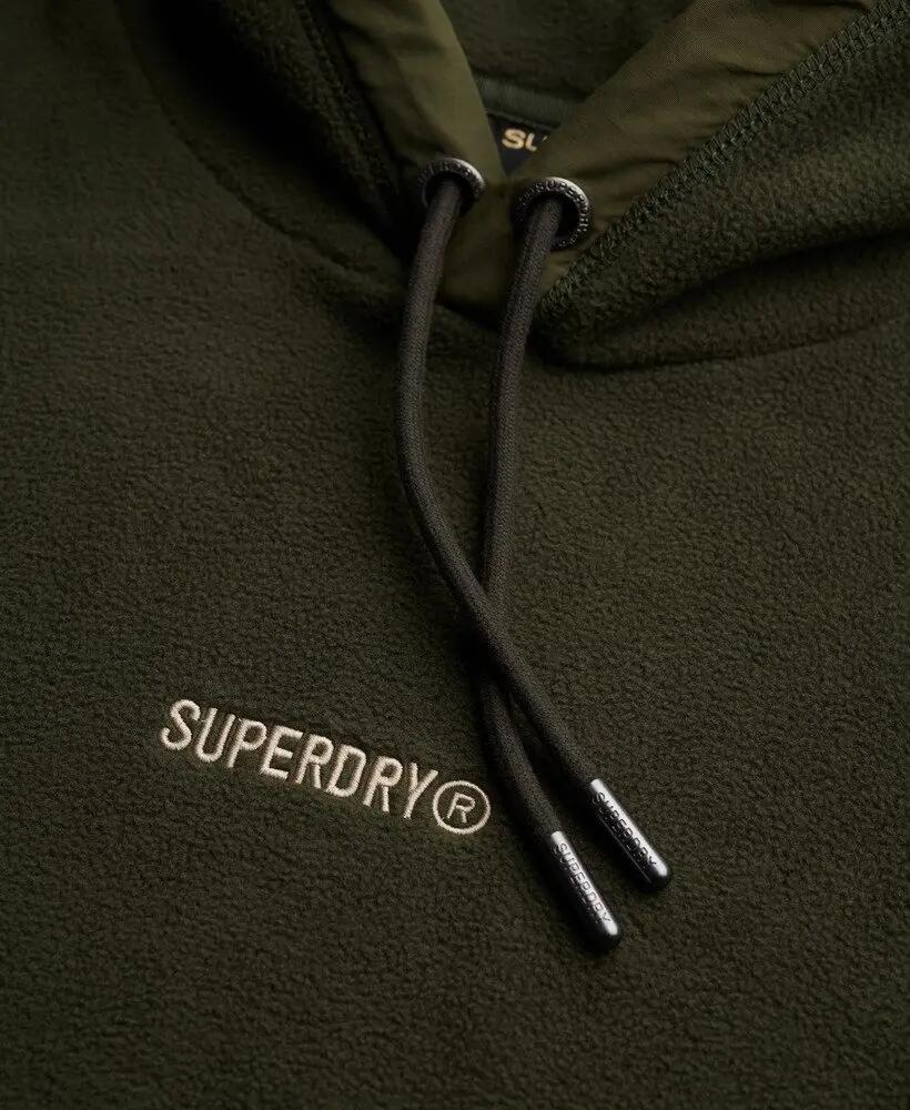Felpa con cappuccio in micropile logo Superdry 6/7