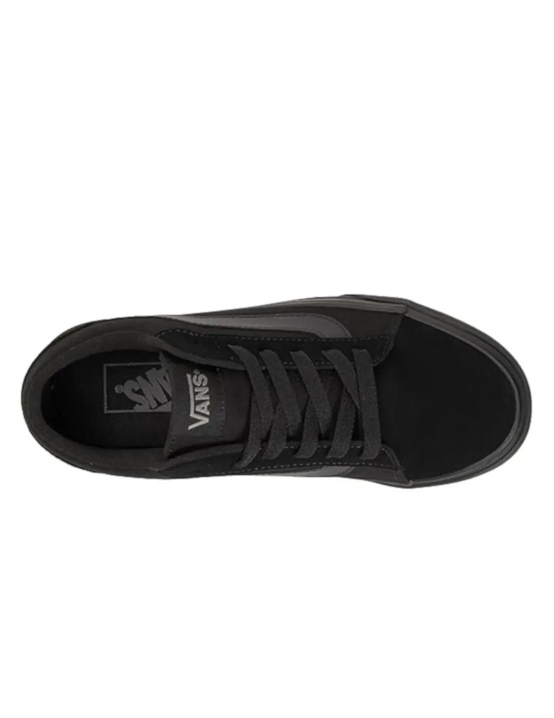 Baskets pour femmes Vans noir. 4/4