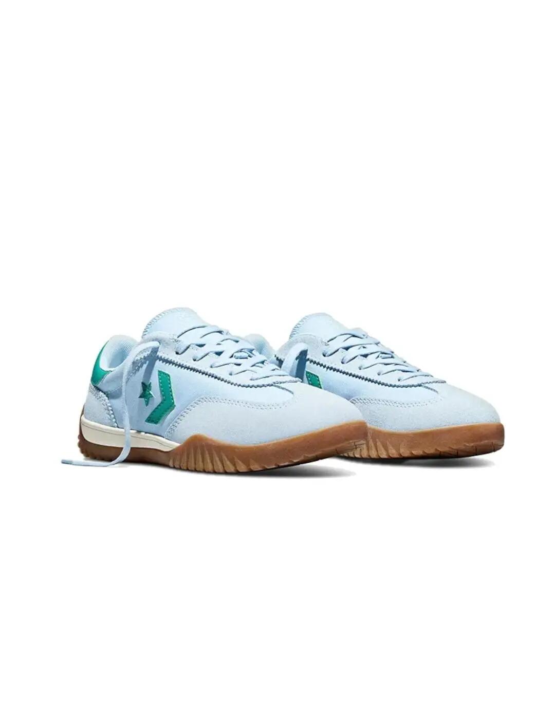 Damen Turnschuhe Converse Run Star Trainer Ox Blau. 3/4