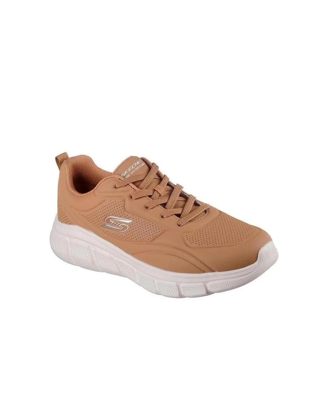 Tênis masculinos Skechers marrom. 3/5
