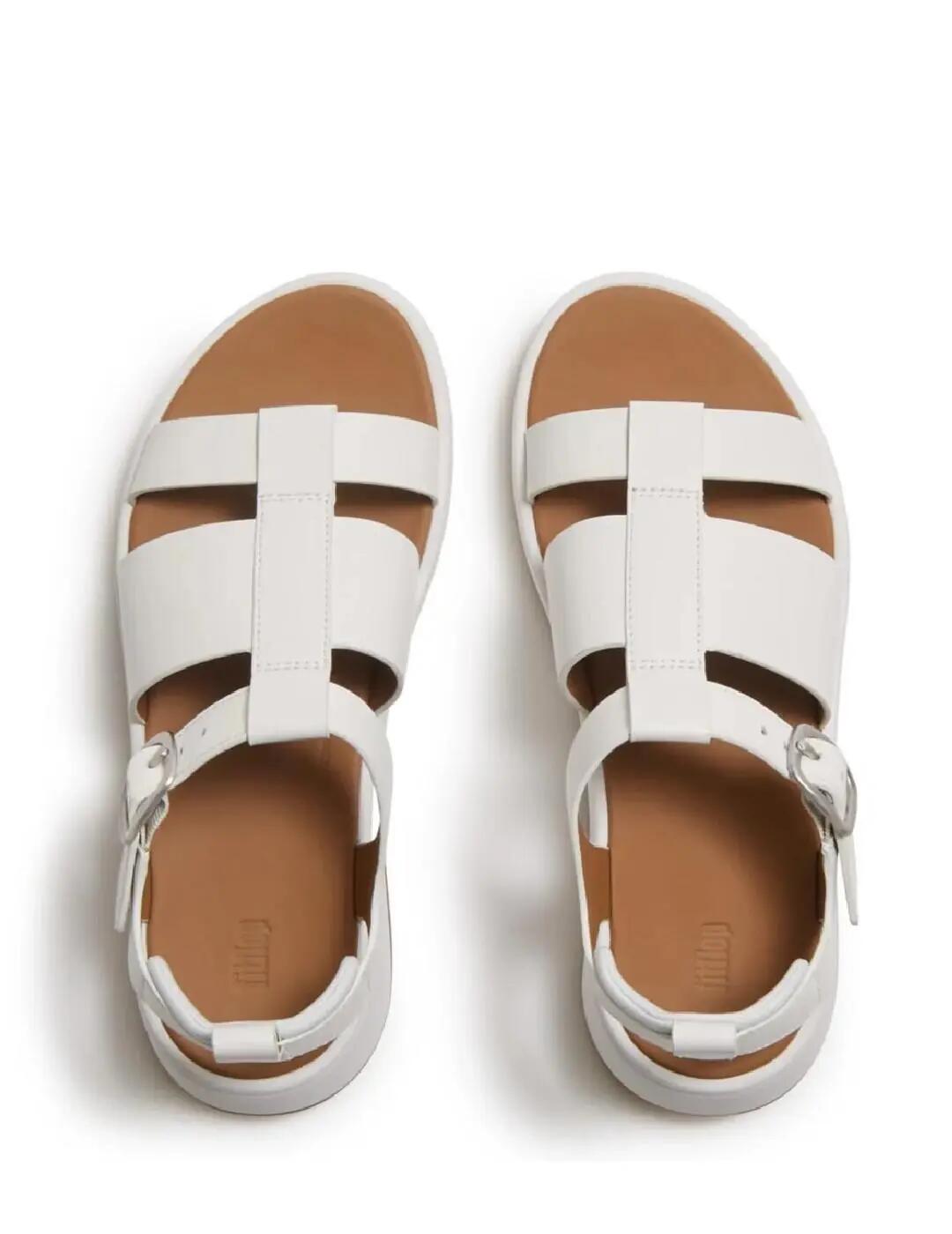 Chaussures pour femme Fitflop Fisherman Blanc. 5/5