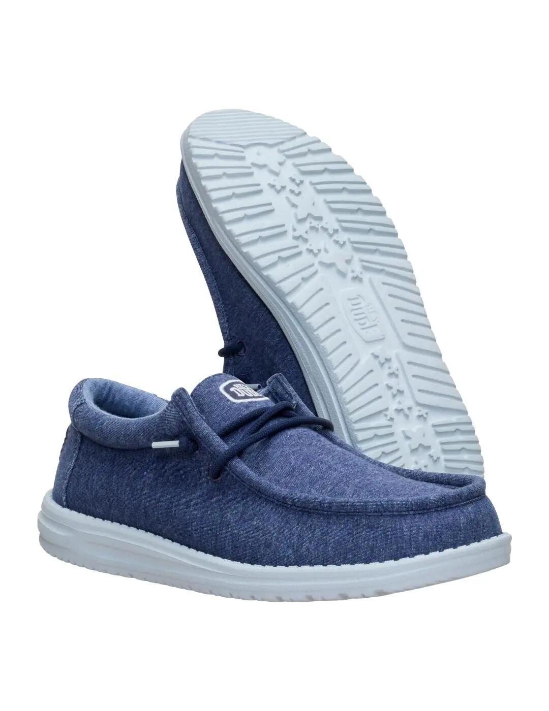 Turnschuhe für Männer Hey Kerl Wally Stretch Marine. 4/7