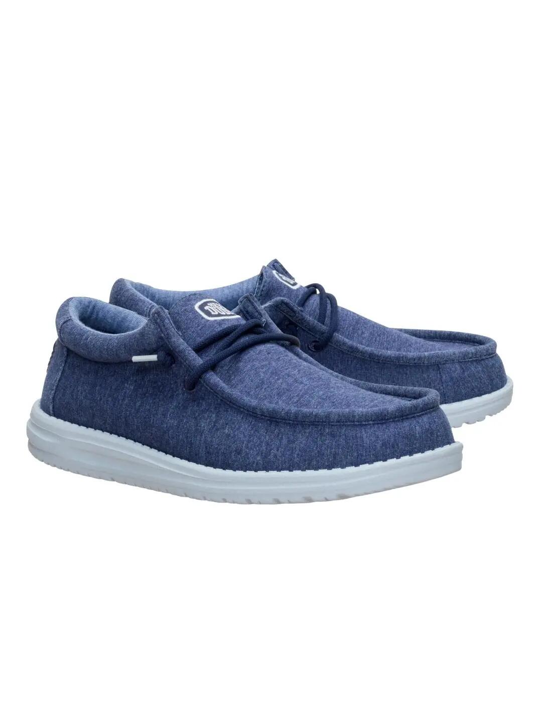 Turnschuhe für Männer Hey Kerl Wally Stretch Marine. 3/7