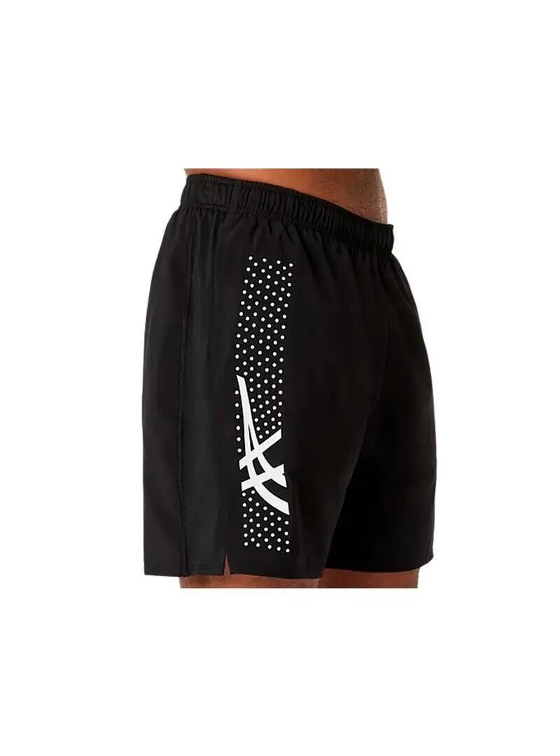 Bermudes et shorts pour hommes Asics Icon 7in Noir 5/6