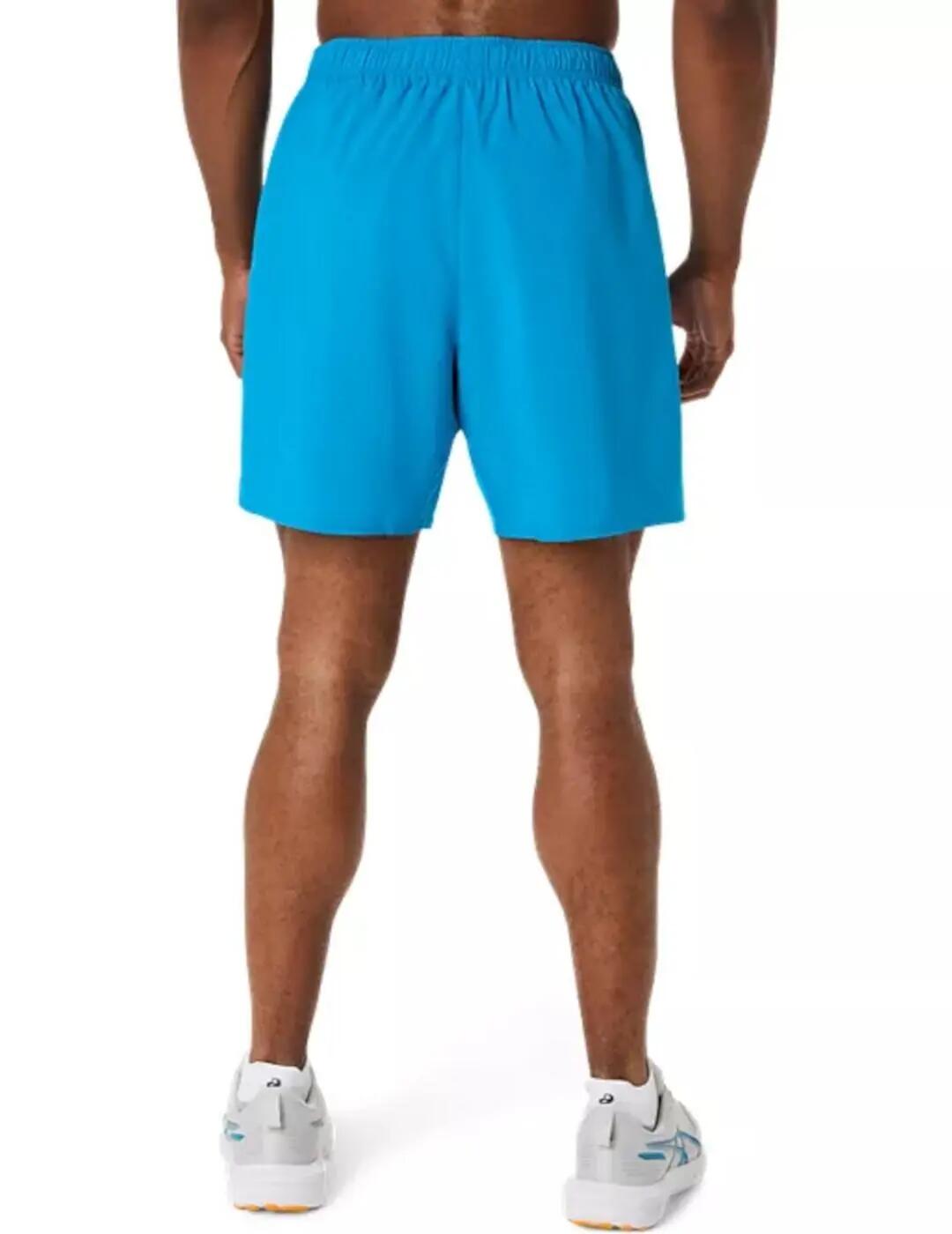 Shorts pour hommes Asics Icon 7in Bleu 3/4