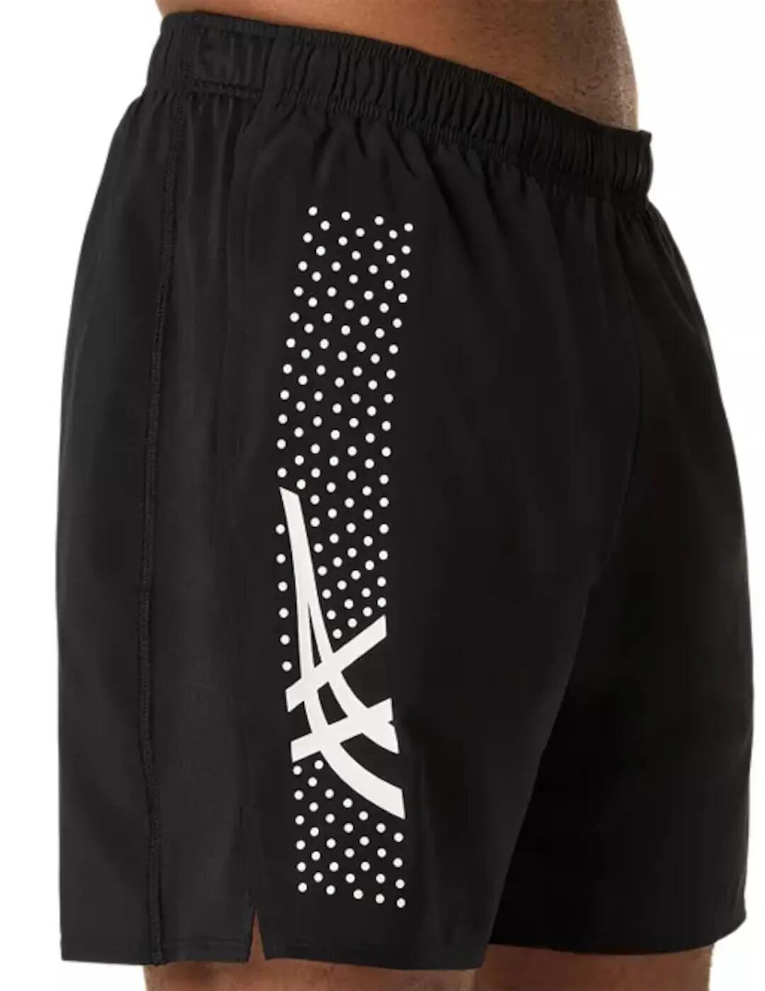 Bermudes et shorts pour hommes Asics Icon 7in Noir 4/6