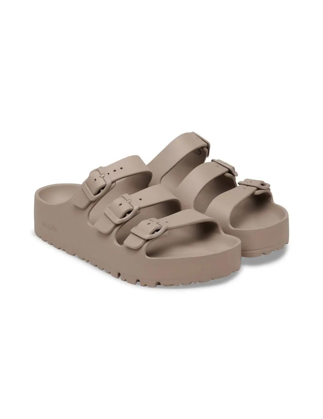 Sandales pour femme Birkenstock Florida iii flex plateforme Marron. 2/5