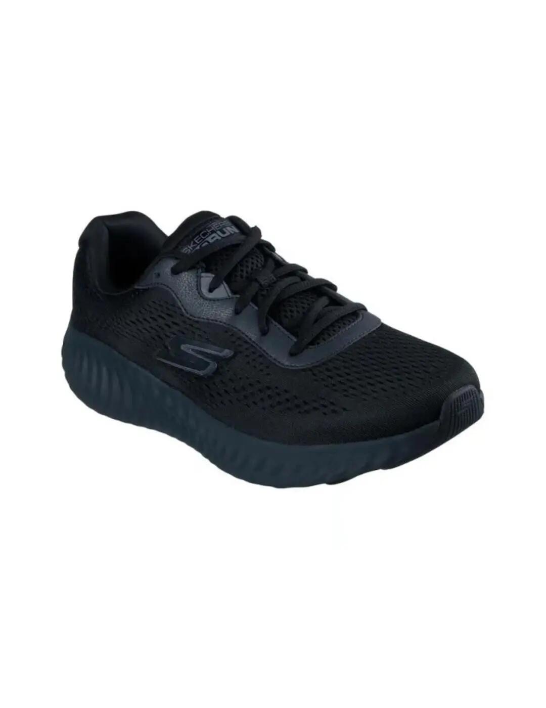 Scarpe da uomo Skechers Go run now nere. 3/4