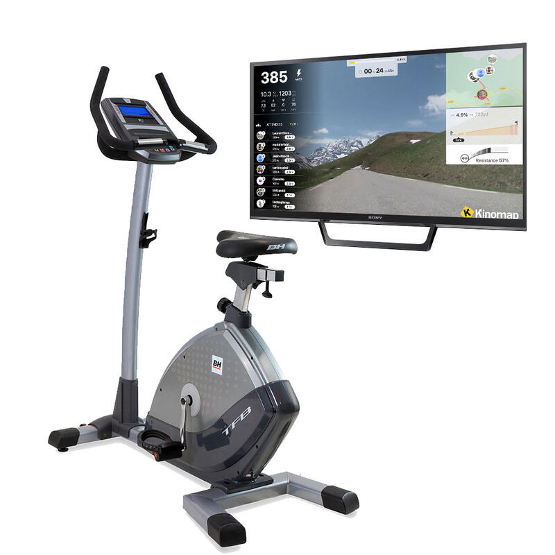 Bicicleta estática i.TFB H862IL. Magnética. 14 Kg. Bluetooth e Kinomap