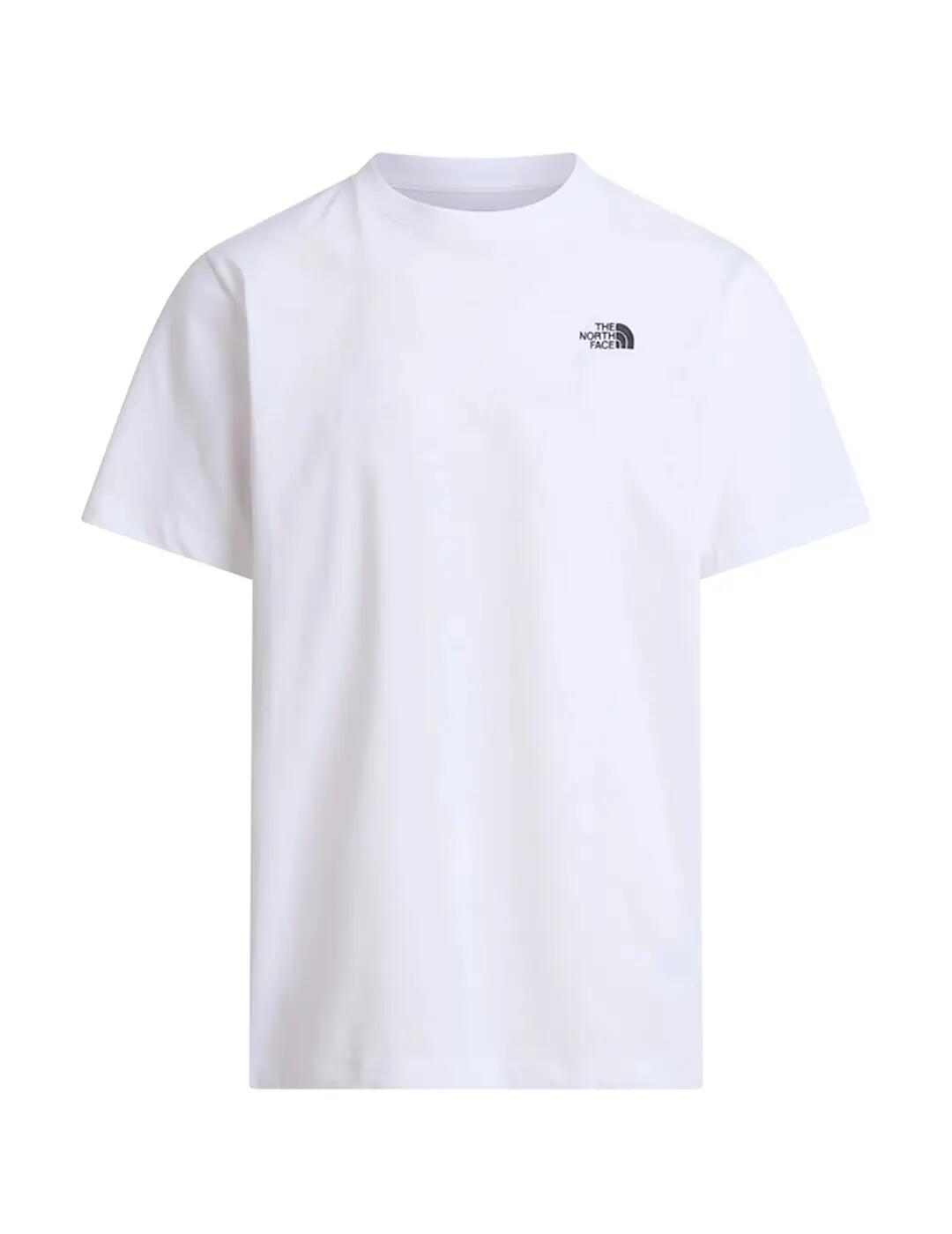 t-shirt crop top M EVOLUTION SIMPLE DOME REGULAR SHORT SL HOMME blanc 7/7