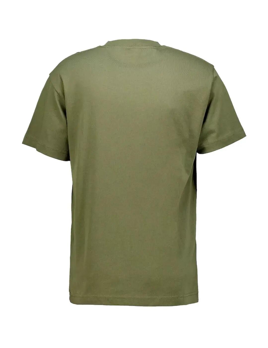 Camiseta para Homem Vans Left chest Verde. 4/5