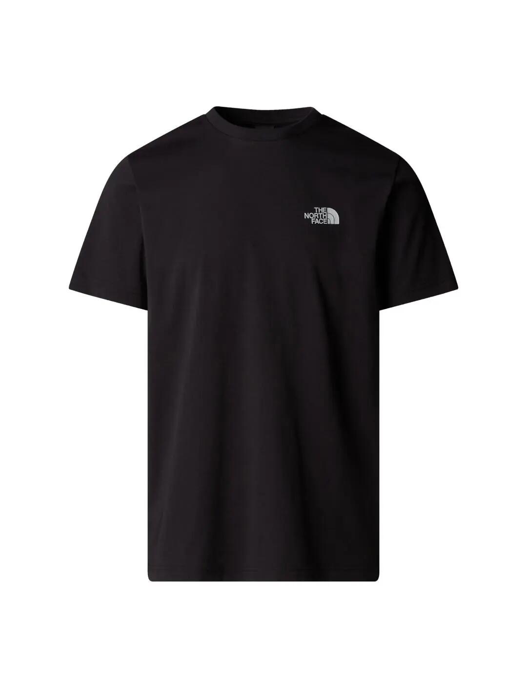 Maglietta da uomo The North Face Reflective box nera 3/4
