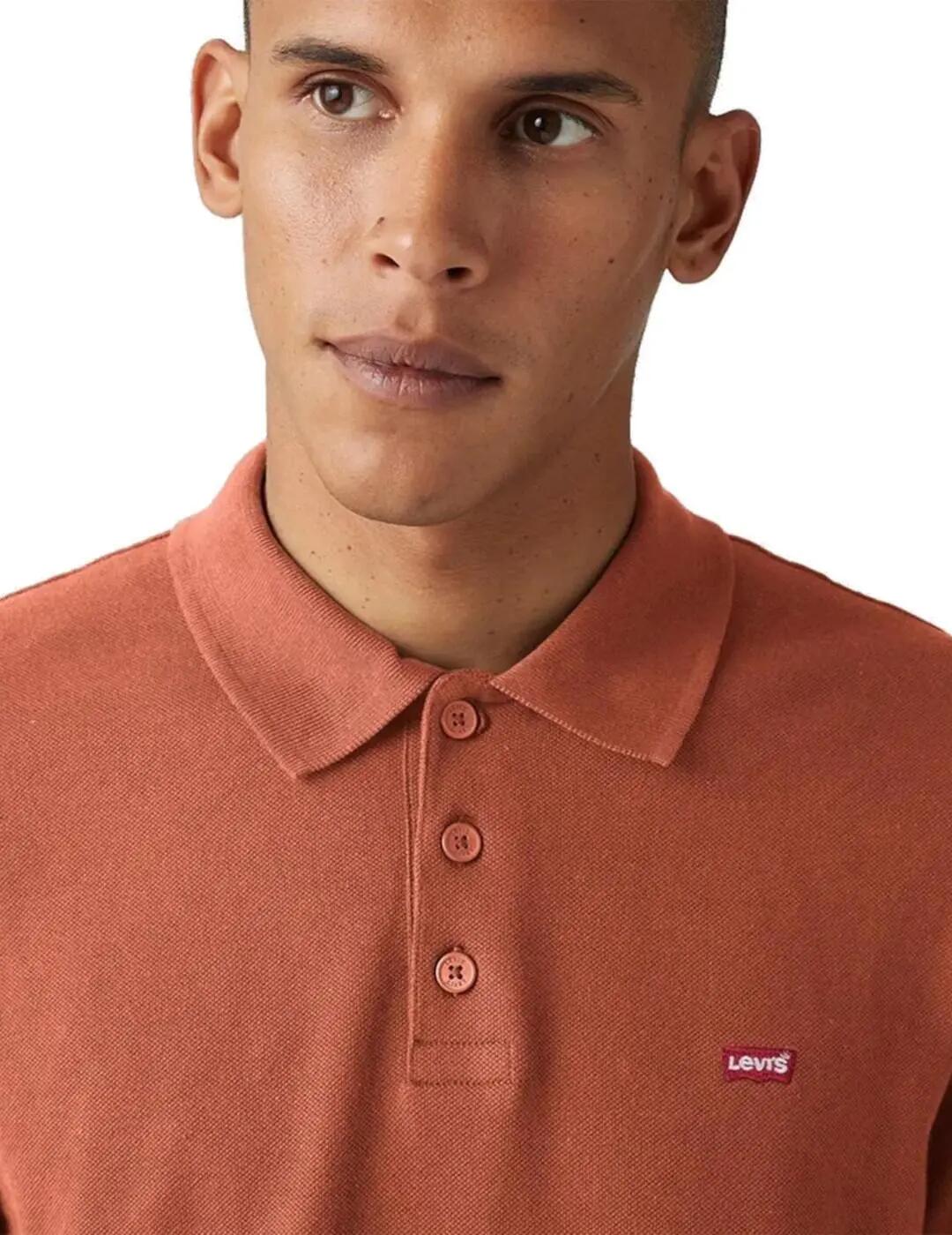 Polo da uomo Levis Vertical ss arancione. 3/5