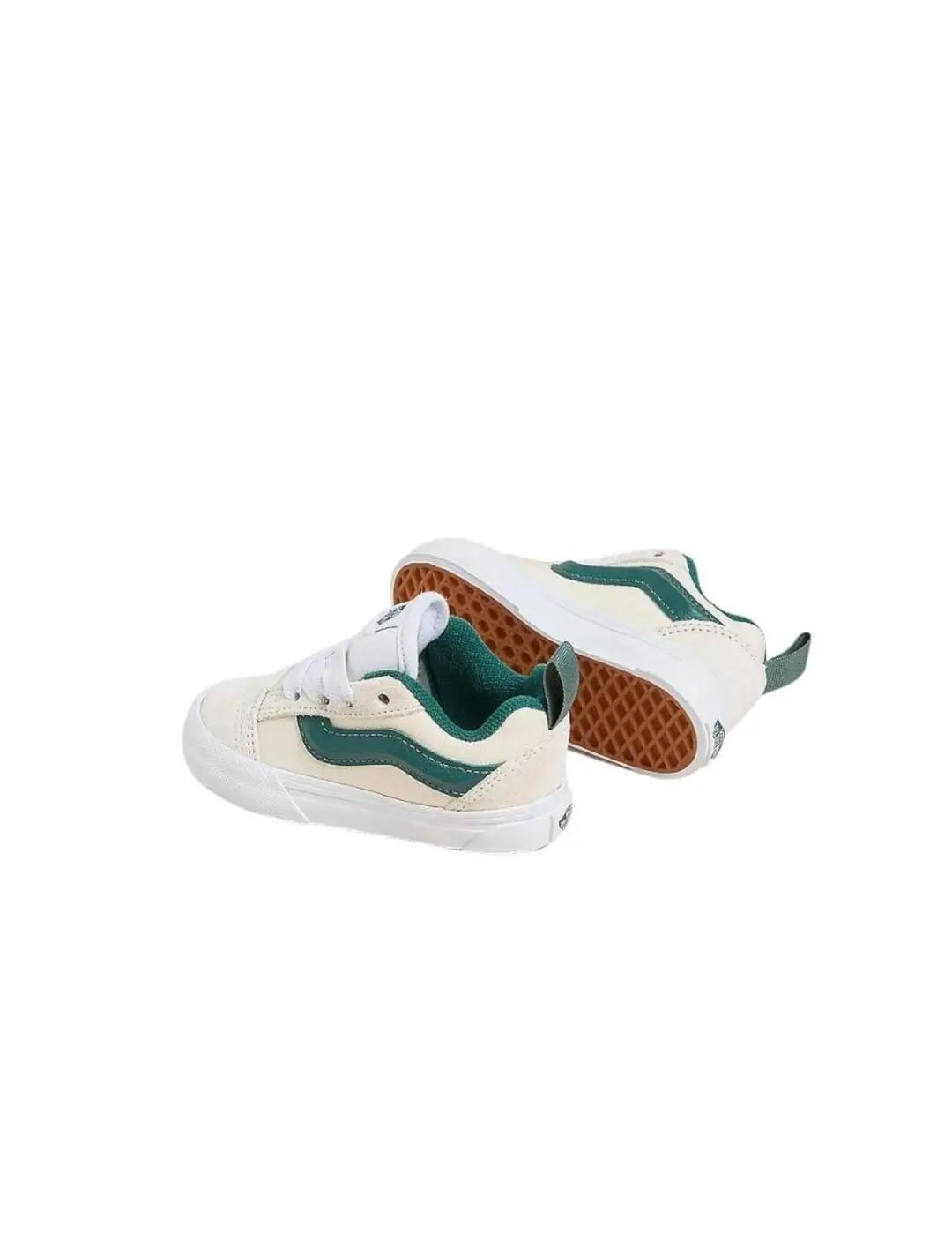 Tênis para Menino Vans Knu skool elastic Bege. 3/4
