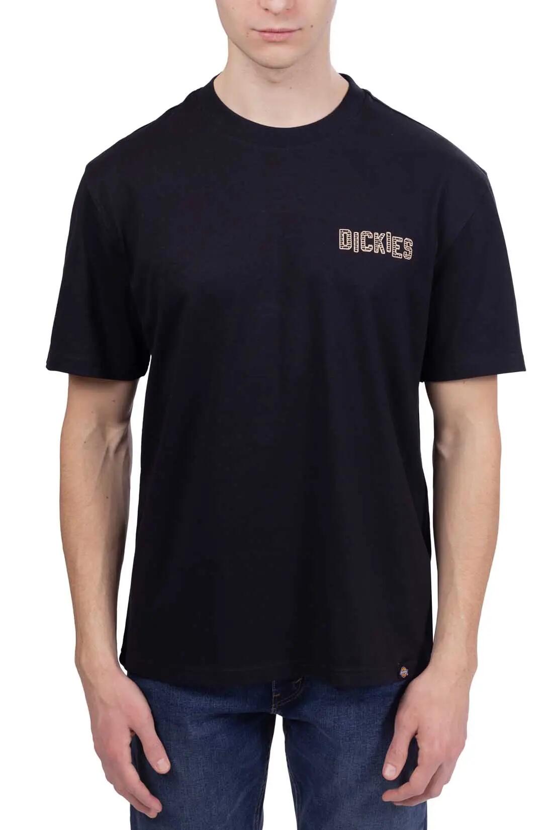 T-shirt - Sportswear - Homem - Relaxed, estampada - Bricklane - Preto 3/5