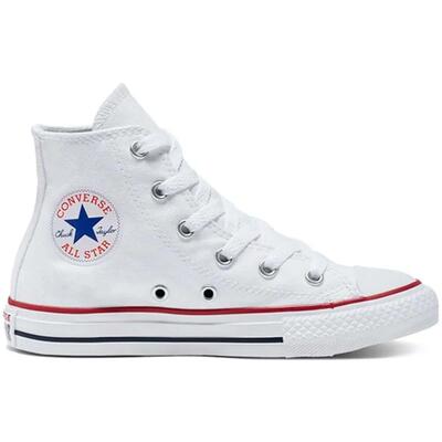 Scarpe da bambina Converse All Star Hi Bianche.