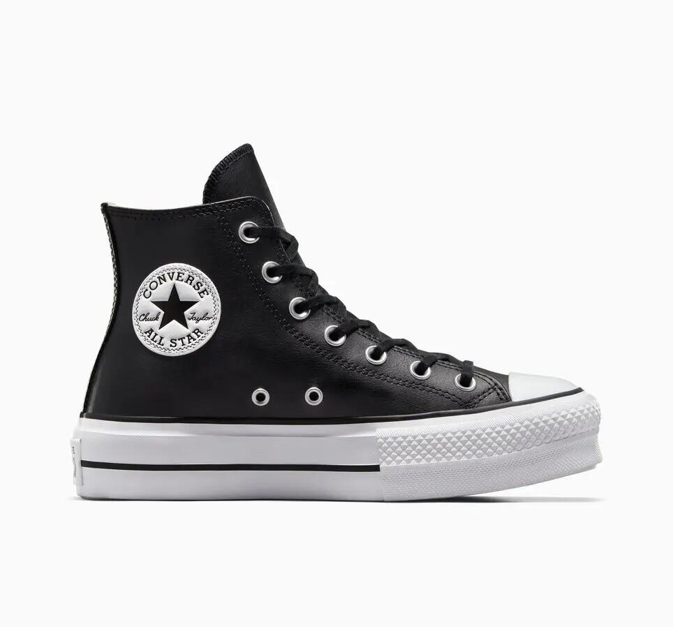 Sapatilha para Mulher Converse All Star hi lift plataforma preto 1/6