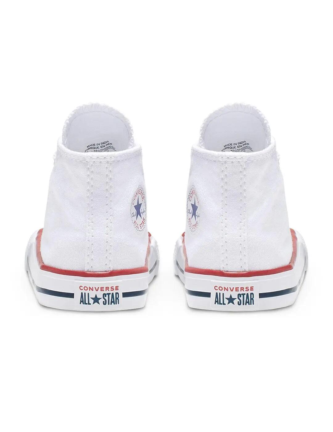 Zapatilla para Niña Converse All star hi Blanco 3/7
