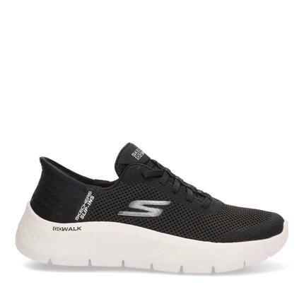 Deportivas Casual Mujer Suela Plana - Modelo 124836 Negro