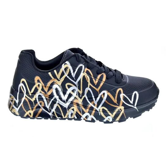 Zapatillas para Niño Skechers uno lite metallic love jgoldcrown Multicolor