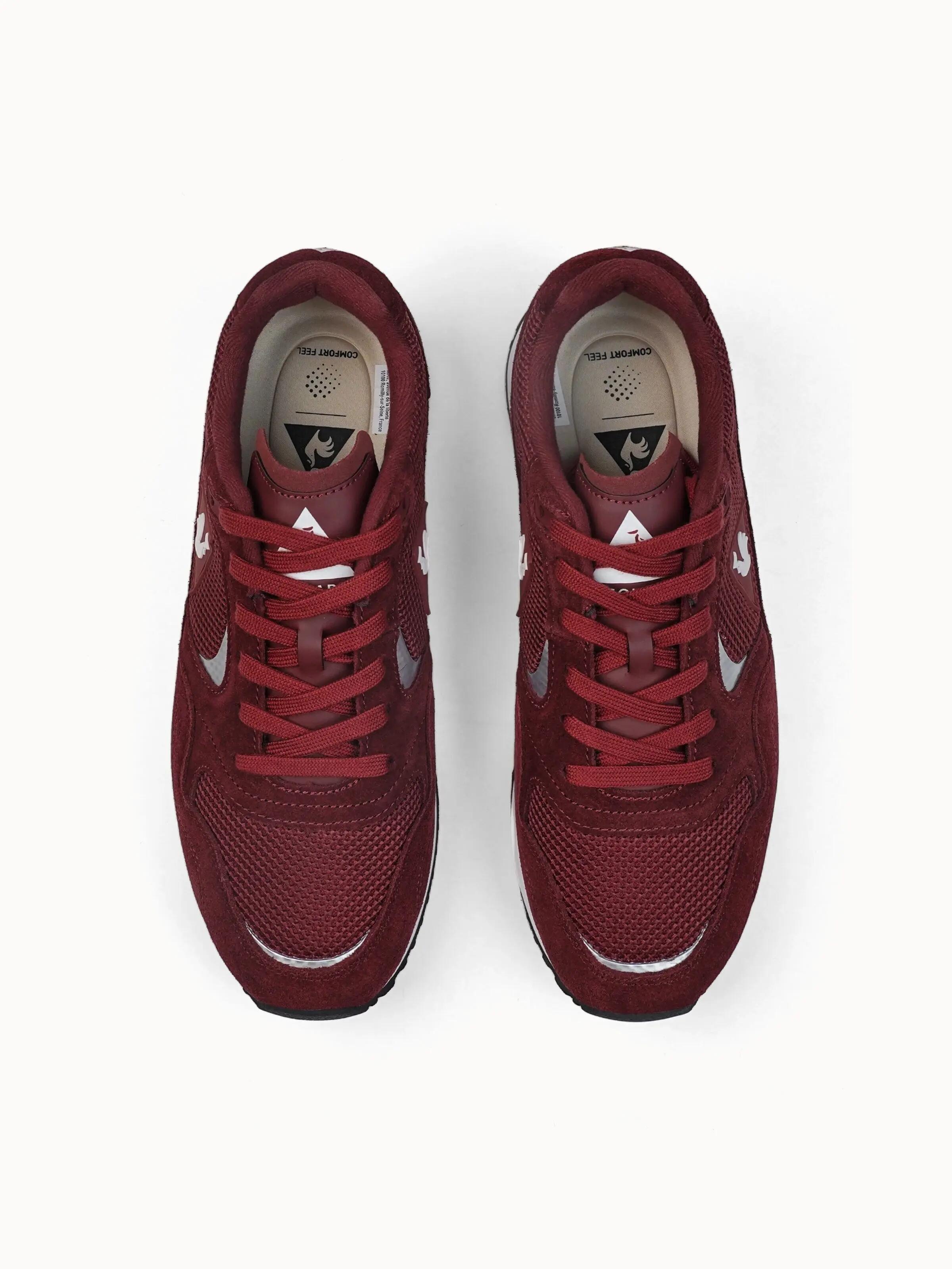 Sneakers retro-running en mesh et suede Solar 4/4