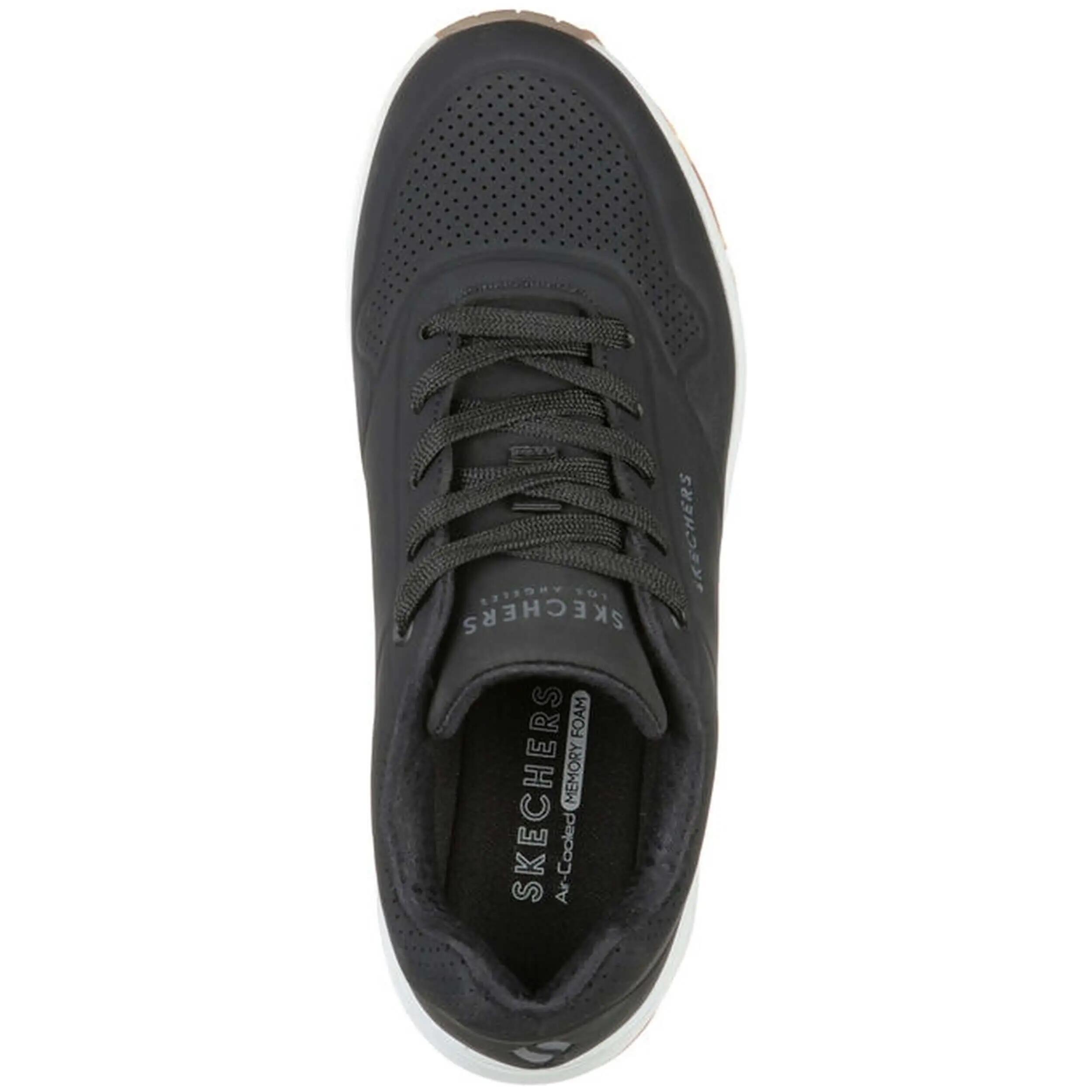 Sapatilhas Skechers modelo 73690-BLK para mulheres 2/7