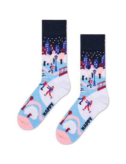 Socken und Sockenfutter für Herren Happy Socks Eislaufen Multicolor