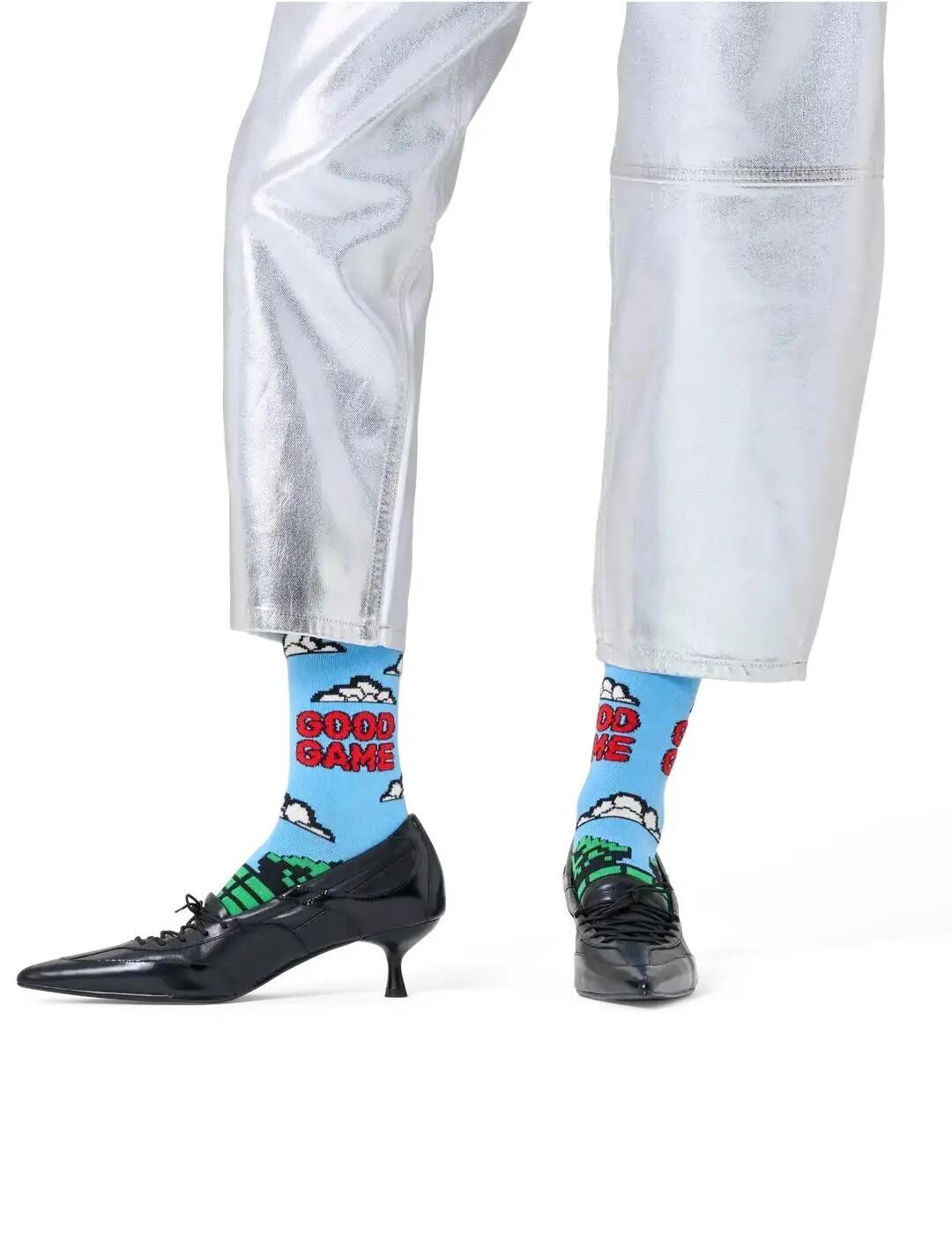 Calcetines y forros de calcetines para Hombre Happy socks Good game  Multicolor 2/4