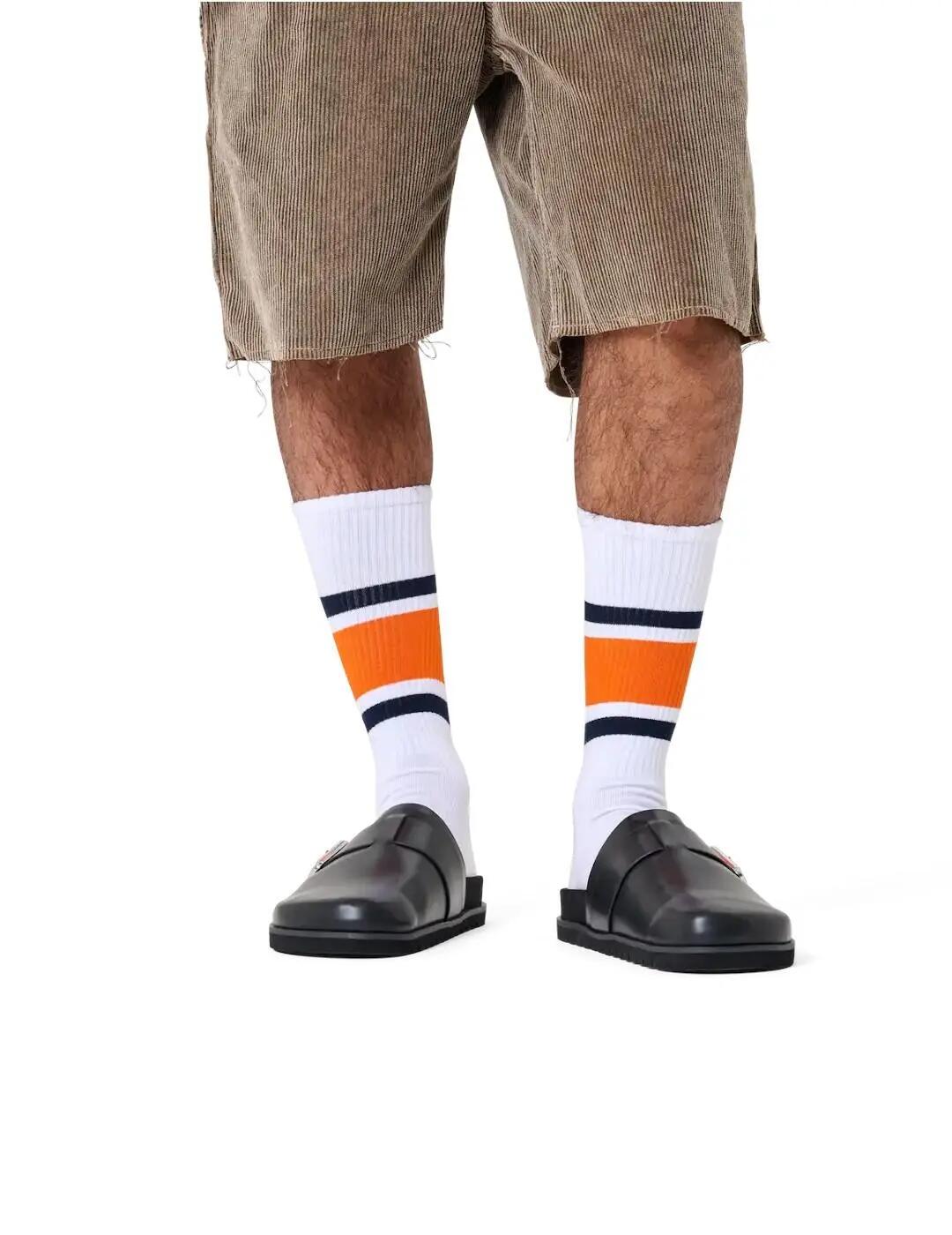 Calcetines para Hombre Happy socks P003232 Blanco 2/4