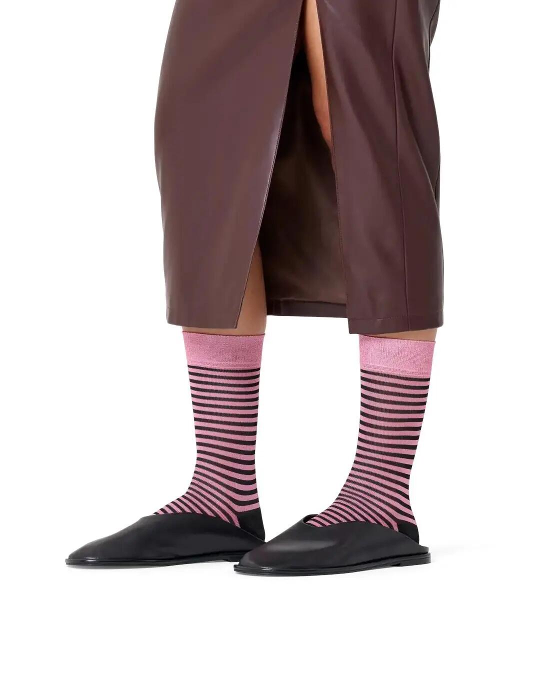Calcetines y forros de calcetines para Hombre Happy socks Small stripe Rosa 2/4