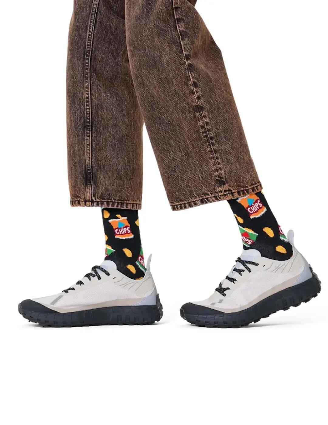 Calcetines para Hombre Happy socks P003168 Negro 2/4