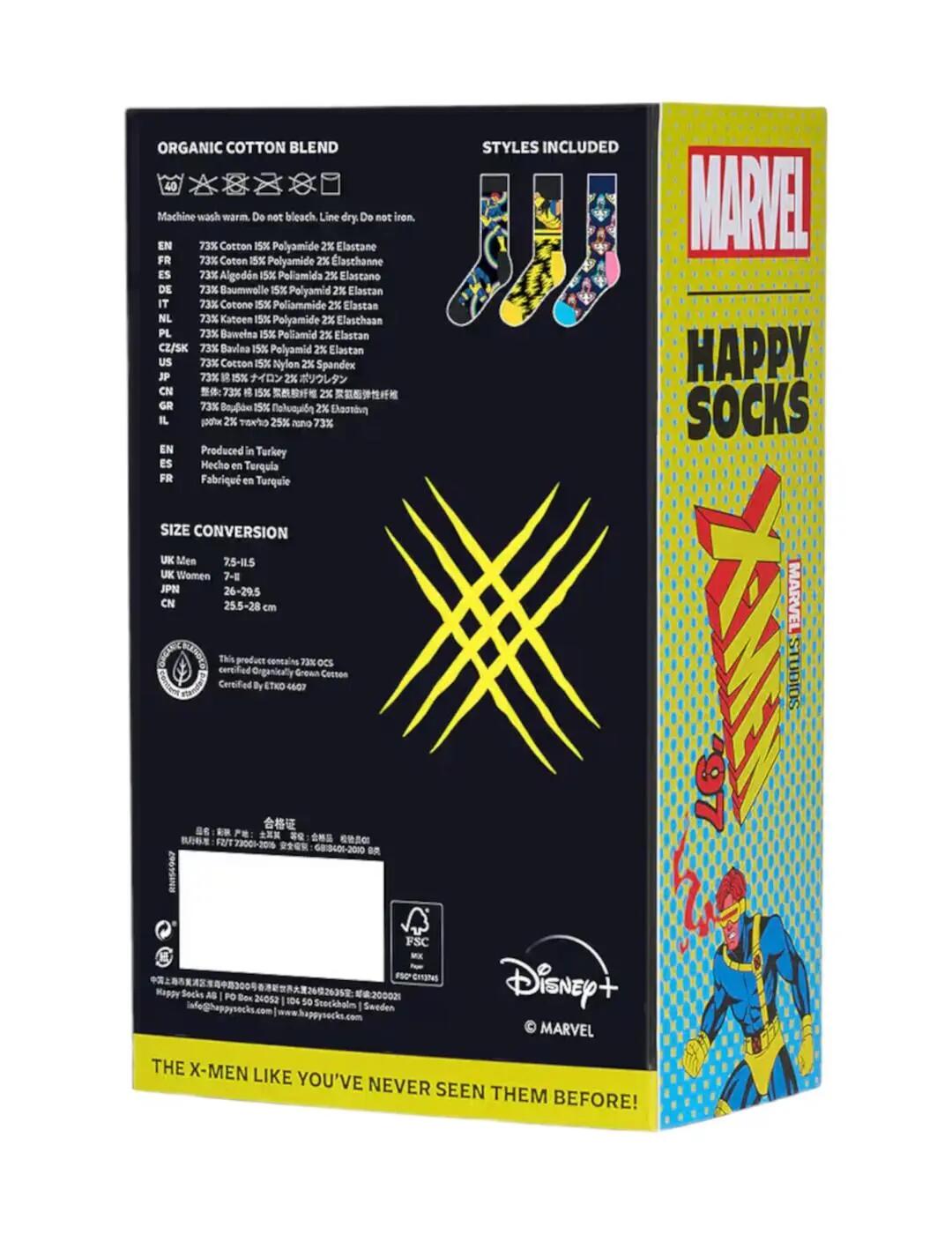 Calcetines y forros de calcetines Happy socks Marvel Multicolor 5/5