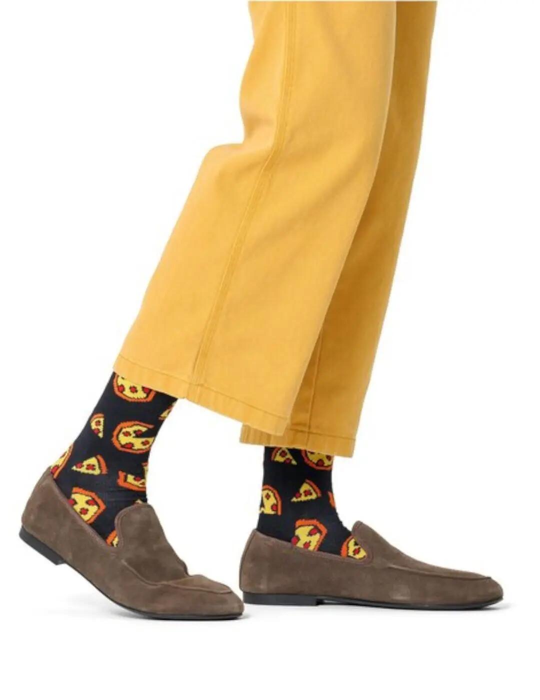 Socken und Sockenfutter für Herren Happy Socks Pixelated Pizza Multicolor 2/4