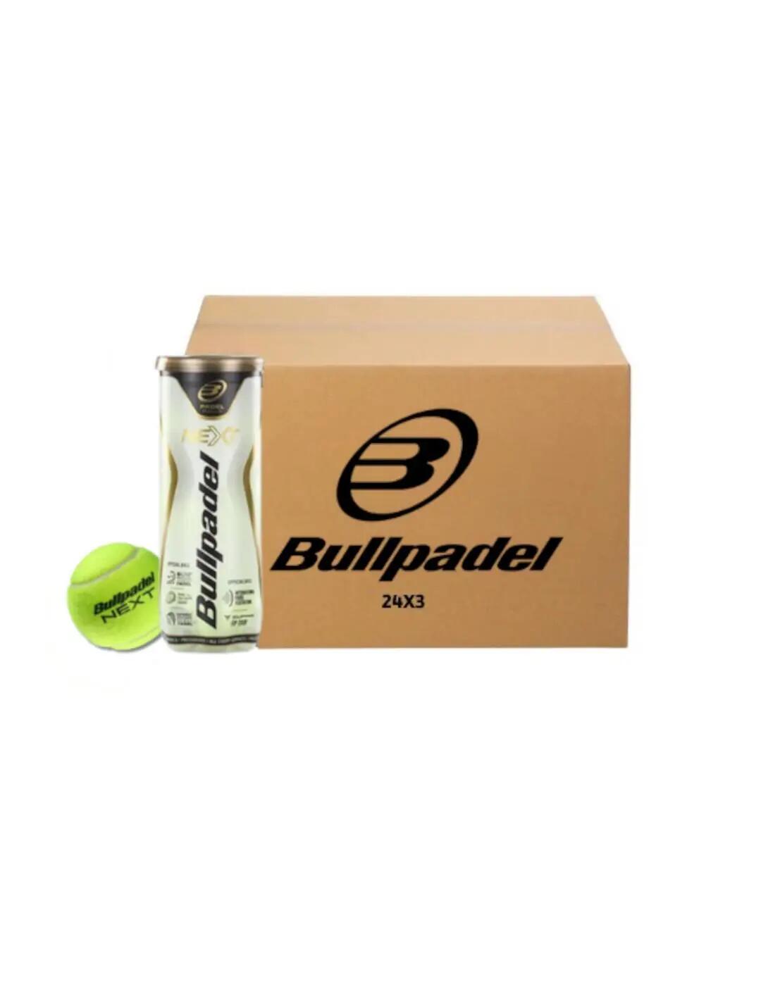 3er-Pack Paddelbälle Bullpadel Next Pro 4/4