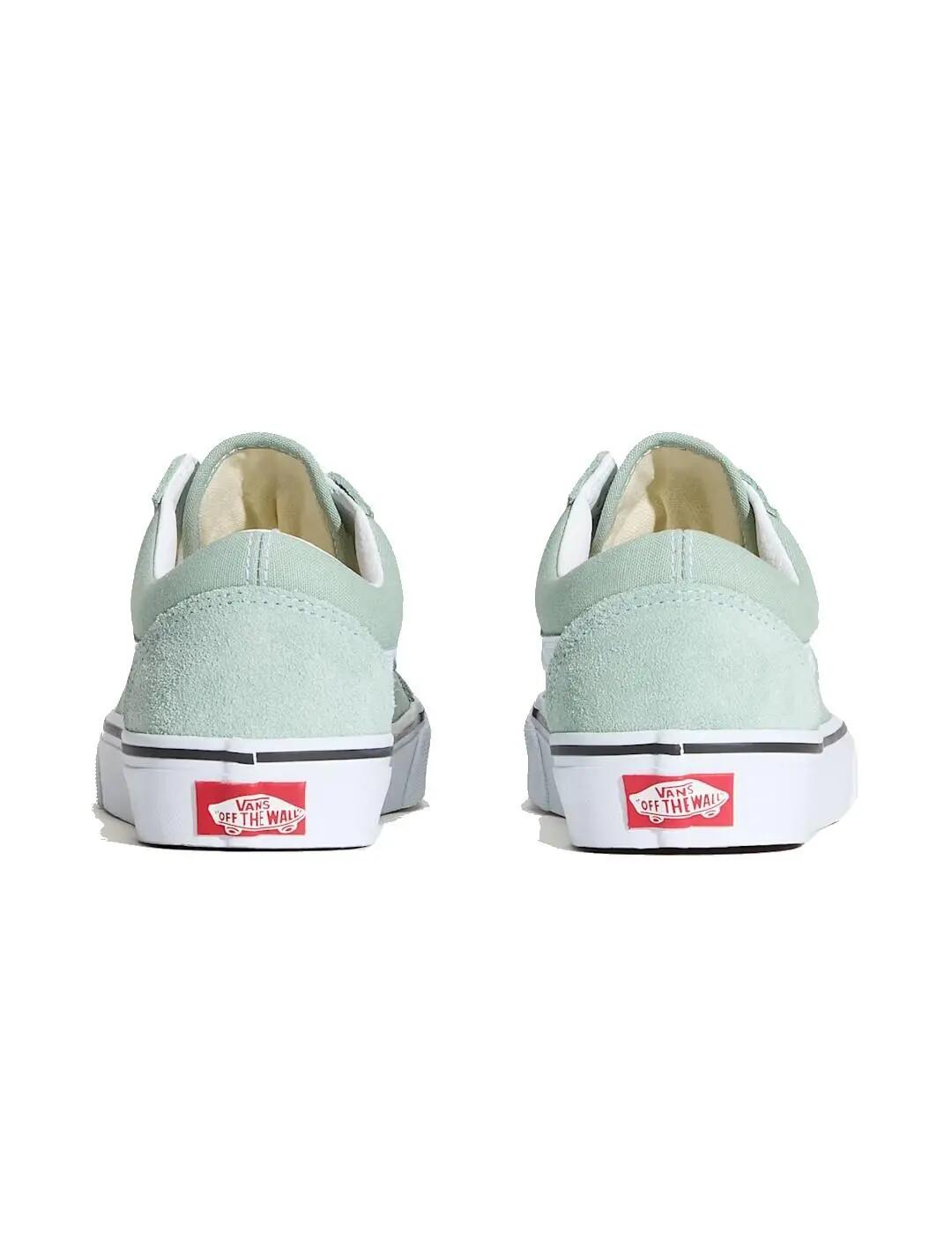 Tênis feminino Vans Old skool verde. 4/4